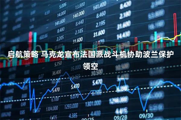 启航策略 马克龙宣布法国派战斗机协助波兰保护领空